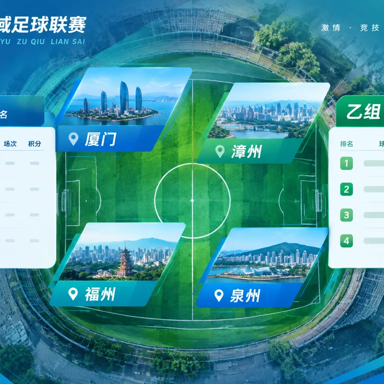 闽超甲乙组积分榜形势示意图