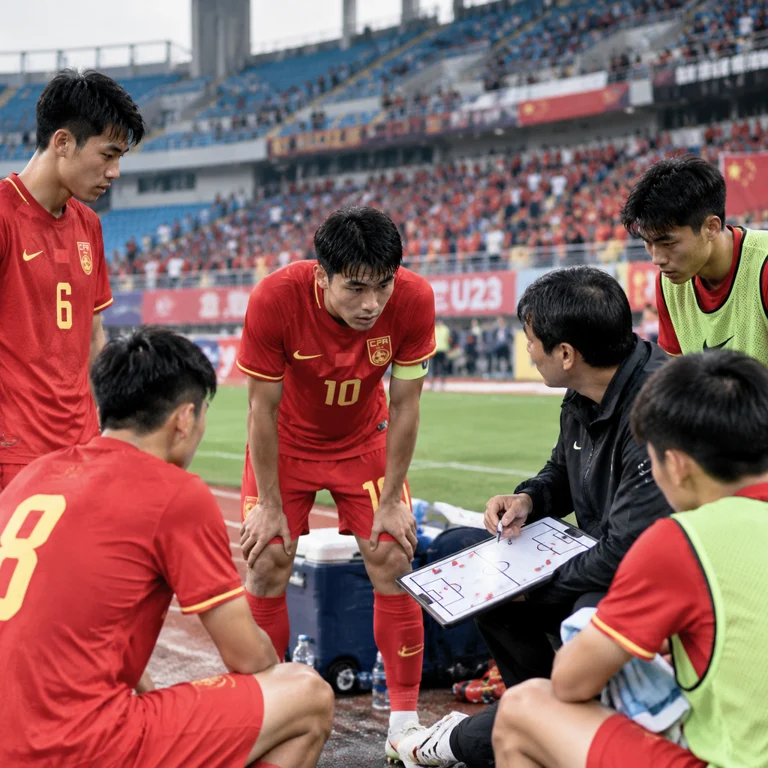 U23国足赛后进行战术复盘